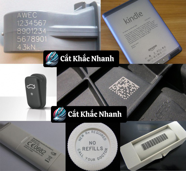 Khắc laser trên nhựa theo yêu cầu giá rẻ
