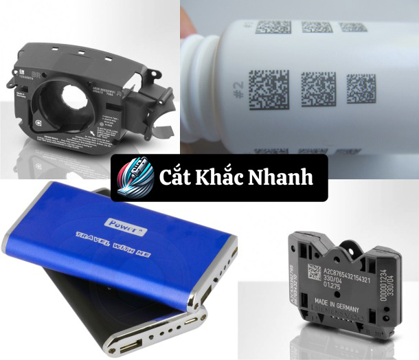Khắc laser trên nhựa theo yêu cầu giá rẻ