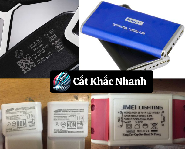 Khắc laser trên nhựa theo yêu cầu giá rẻ